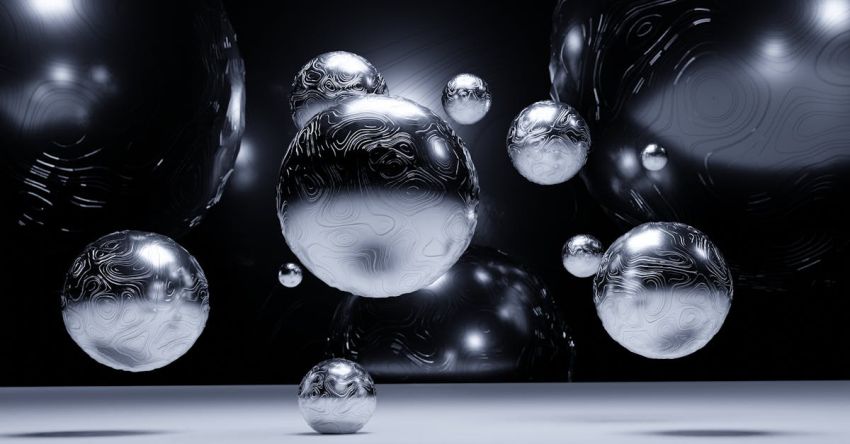 3D Visualization - 3D Visualization of Textured Silver Balls